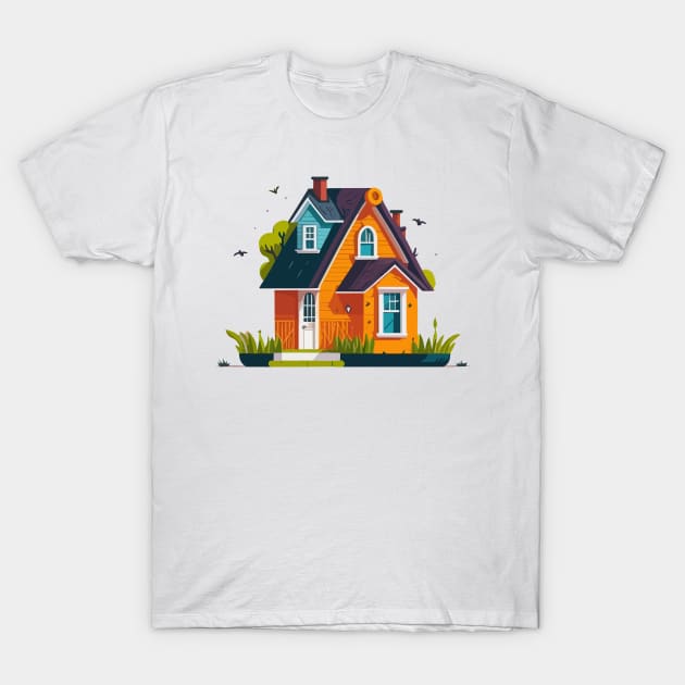 Cute House T-Shirt by SpriteGuy95